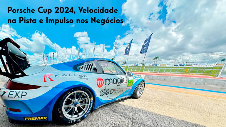 Carro patrocinado GOWORK Porsche Cup 2024