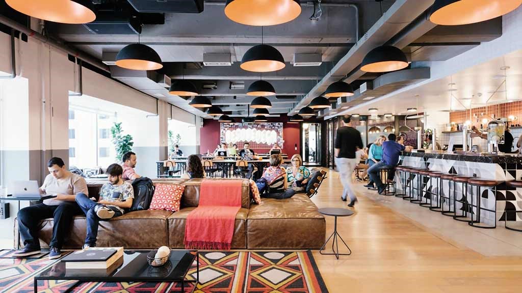WeWork sala comercial e coworking em SP WeWork sala comercial e coworking em SP
